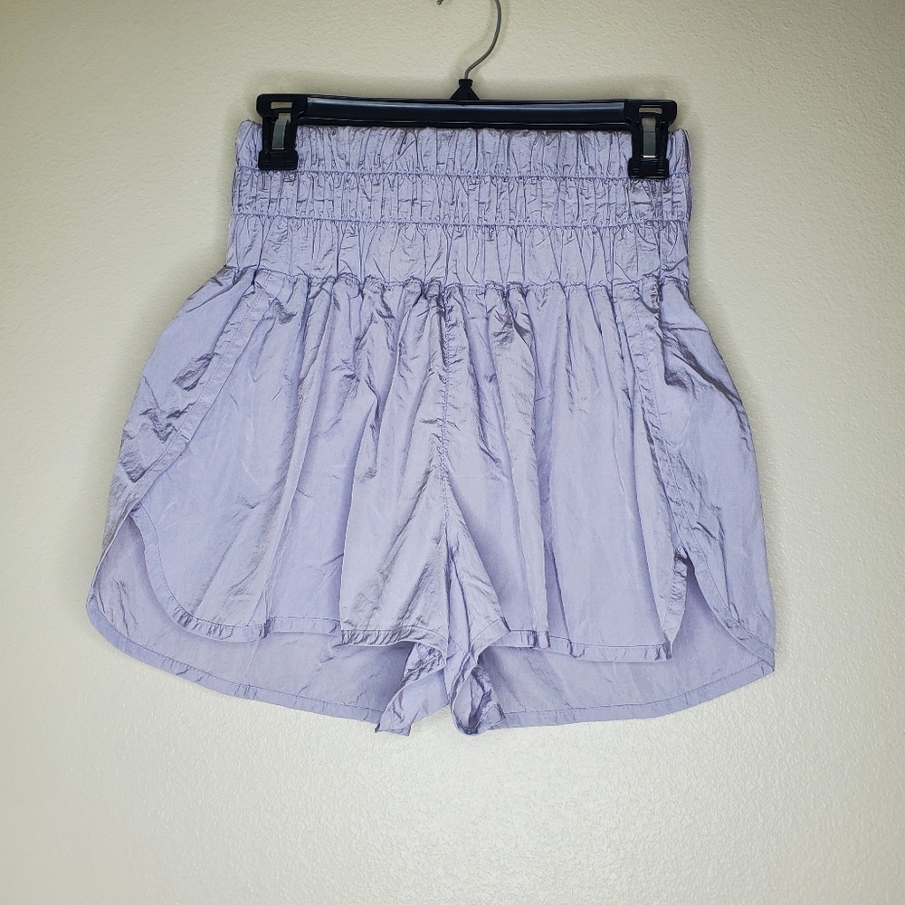 Free People Movement The way Home Shorts Women's Size L LilacHigh Waisted
